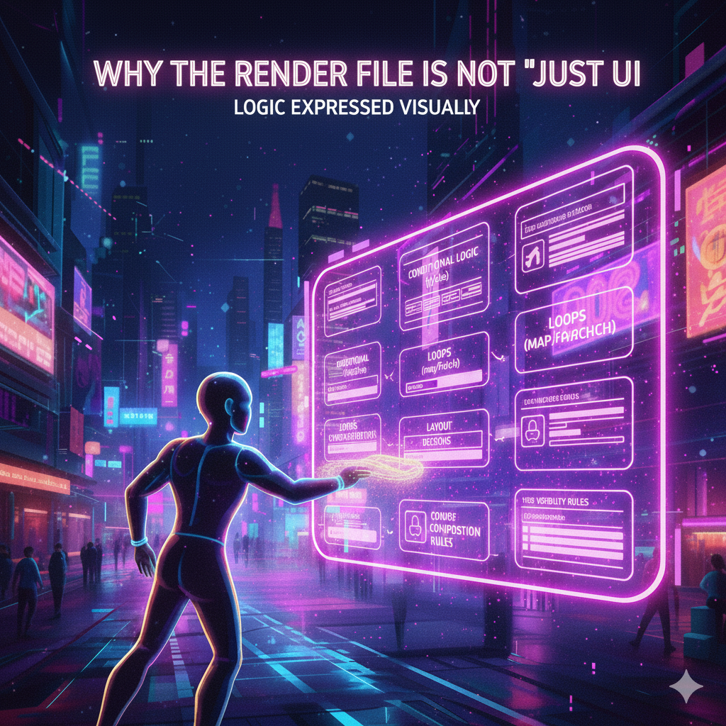 Render files contain logic